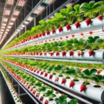 Beneficios de las fresas hidropónicas en cultivos bajo techo