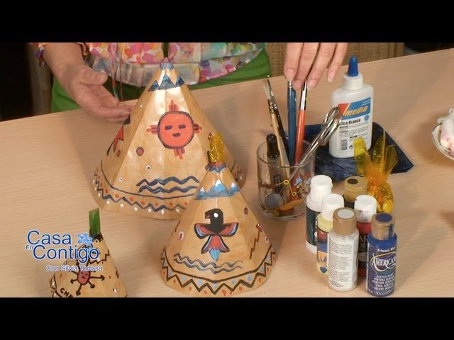 Cómo construir un teepee de frijoles como actividad para niños