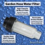 Cómo filtrar adecuadamente el agua de una manguera de jardín