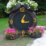 Cómo hacer un reloj de jardín con plantas como decoración