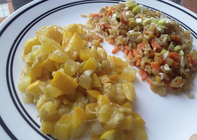 Cómo identificar y cocinar calabacín amarillo abultado