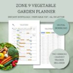 Guía de Siembra para Vegetales en Zona 9