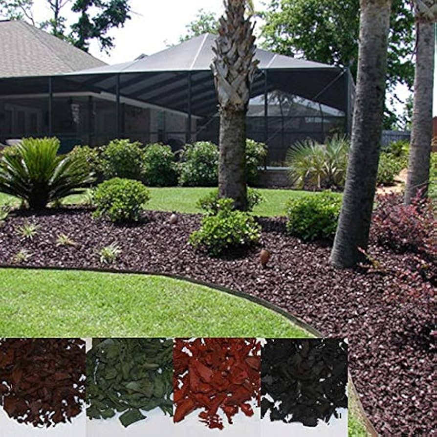 Por qué elegir mantillo marrón teñido para el jardín